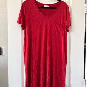 Umgee Red Casual Dress